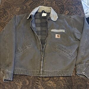 Vintage Carhartt Detroit Jacket—J97TMB — Made in USA — Large